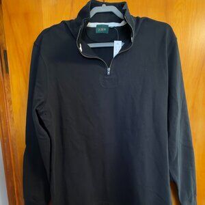 New w/ tags J Crew Half Zip Sweater Black